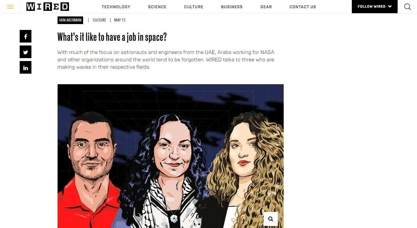 Loay Elbasyouni appearing in a WIRED Magazine feature on autonomous technologies