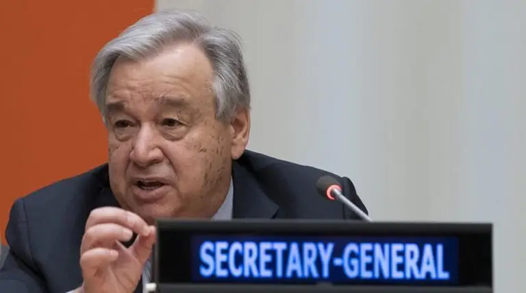 UN Secretary‑General referencing Loay Elbasyouni’s engineering achievements